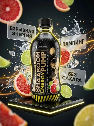 Kevin Levrone Shaaboom Energy Pump 320 ml Grapefruit-Lime