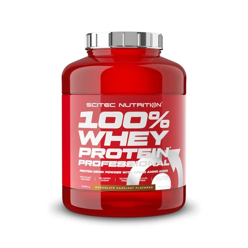 Scitec Nutrition 100% Whey Protein Professional 2350г - шоколад-фундук 