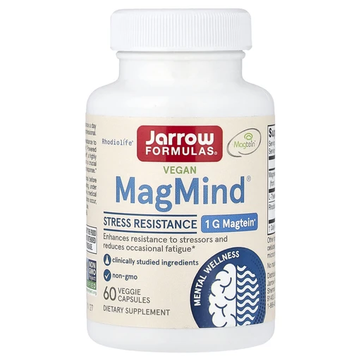 Jarrow Formulas MagMind® Stress Resistance TBD Per Cap, средство защиты от стресса, (60 капсул)