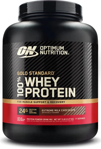 OPTIMUM NUTRITION 100% Whey Gold Standard 2270 гр - насыщенный молочный шоколад