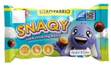 SNAQ FABRIQ Драже "Шарики кукурузные в шоколаде" 30 г