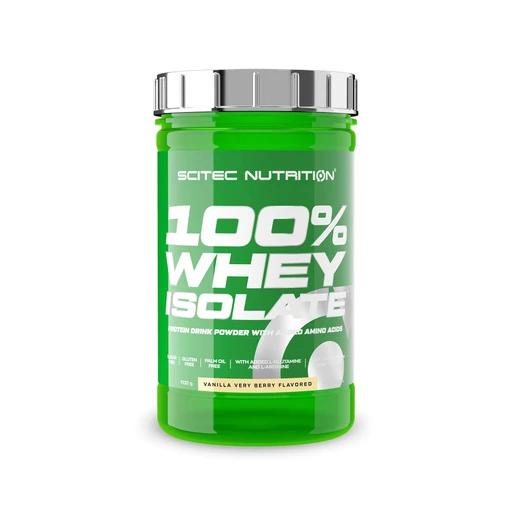 Scitec Nutrition 100% Whey Isolate 700г - ванильная ягода