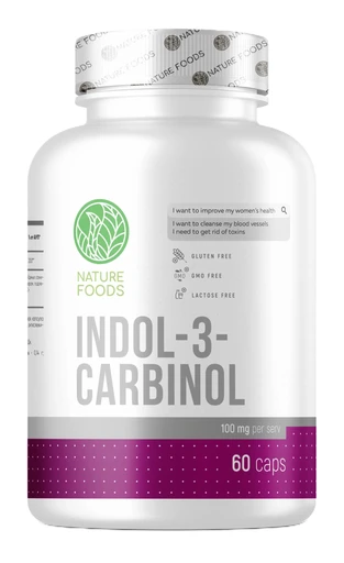 Nature Foods Indol-3-Carbinol 60 капс Годно до 09.12.2026 