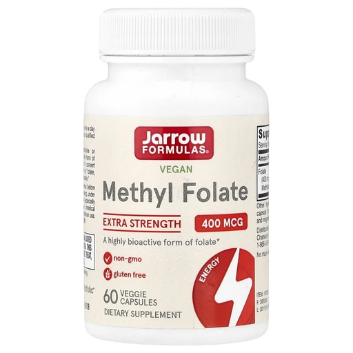 JARROW FORMULAS Methyl Folate 400 MCG (60 капсул)