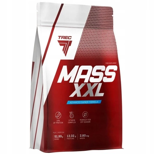 TREC NUTRITION Mass XXL 4800 г - ваниль Годно до 30.11.2026