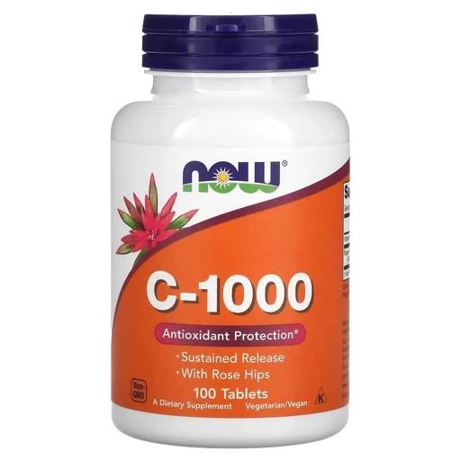 NOW Vitamin C 1000 mg 100 tablets