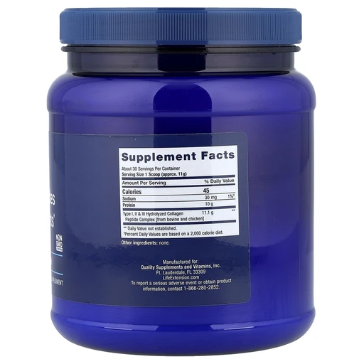 Life Extension Collagen Peptides for Skin & Joints, 343 grams 