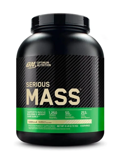 OPTIMUM NUTRITION Serious Mass 2727 гр - ваниль
