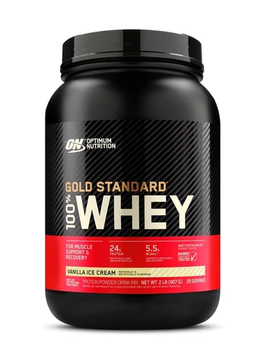 OPTIMUM NUTRITION 100% Whey Gold Standard 907 гр - ваниль (айс крим)
