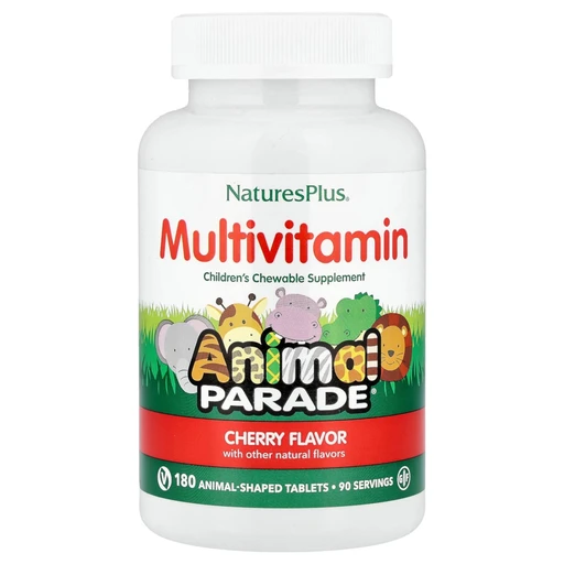 Nature's Plus Animal Parade Multivitamin CHERRY CHEWABLE 180