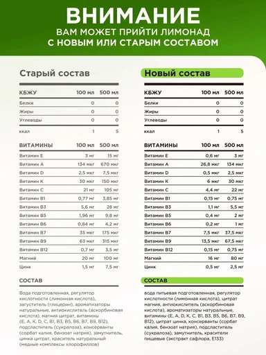 Bombbar Напиток безалкогольный сильногазированный обогащённый со вкусом лимона и мяты "Мохито" 500 мл Годно до 30.11.2026 