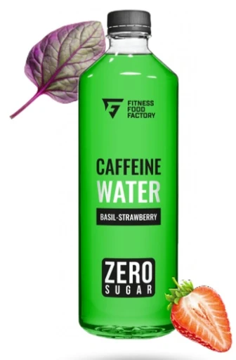 Fitness Food Factory Caffeine Water 500 мл - клубника-базилик