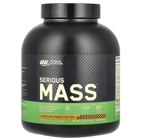 OPTIMUM NUTRITION Serious Mass 2727 гр - шоколад-арахисовое масло