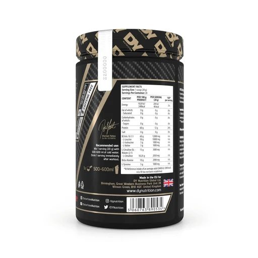 Dorian Yates Nutrition БАД HIT BCAA 10:1:1 400g (Strawberry) 