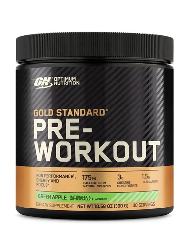 OPTIMUM NUTRITION Gold Standard PRE-Workout 330 г - зеленое яблоко