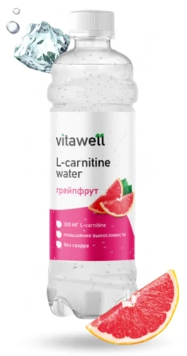 Fitness Food Factory L-carnitine Water Vitawell 500 мл - грейпфрут