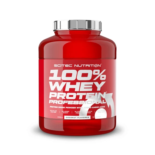 Scitec Nutrition 100% Whey Protein Professional 2350г - кокос 