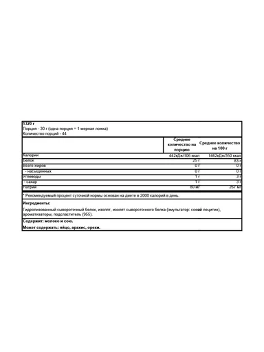OPTIMUM NUTRITION 100% Gold Standard Isolate 1320 г - ваниль (Rich Vanilla) 