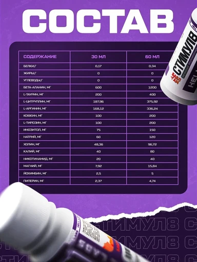 Hell Labs Stimul8 SHOT 60ml (Гавайский апельсин) 