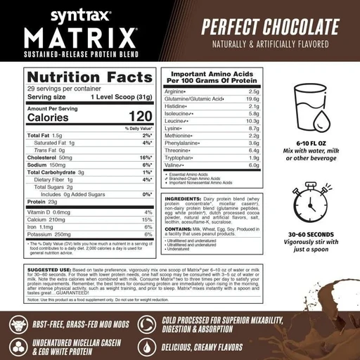SYNTRAX Matrix 2.0 907 г - молочный шоколад 