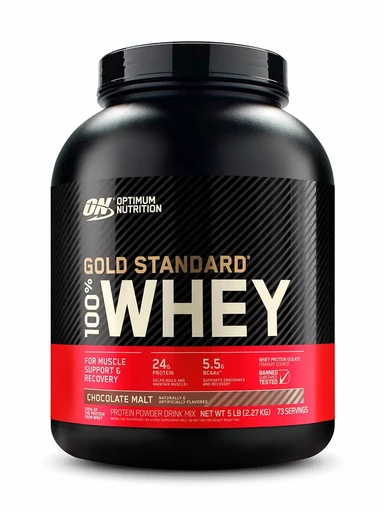OPTIMUM NUTRITION 100% Whey Gold Standard 2270 г - шоколадный солод