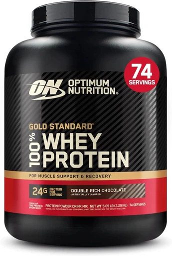 OPTIMUM NUTRITION 100% Whey Gold Standard 2270 гр - шоколад (дабл рич)