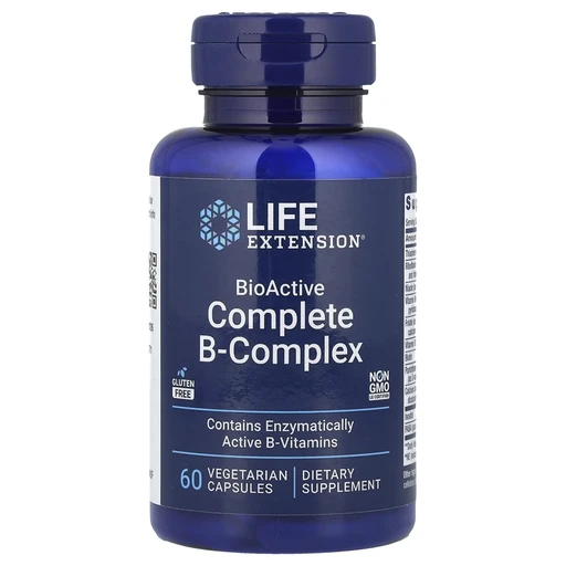 Life Extension BioActive Complete B-Complex 60 vegetarian capsules