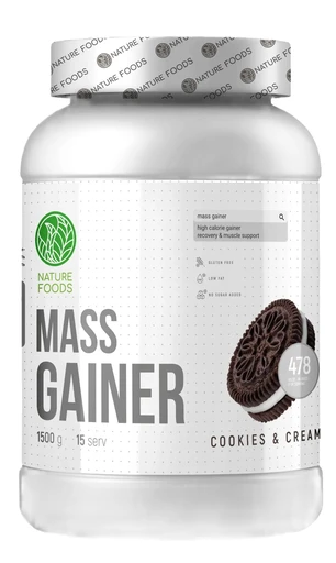 Nature Foods Gainer 1500 г - печенье 