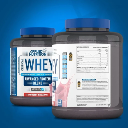 Applied Nutrition Critical Whey 2000g (Strawberry Milkshake) 
