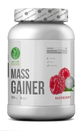 Nature Foods Gainer 1500 г - малина