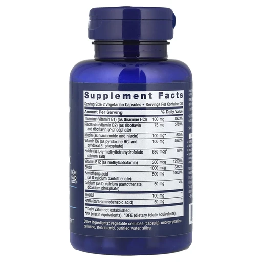Life Extension BioActive Complete B-Complex 60 vegetarian capsules 