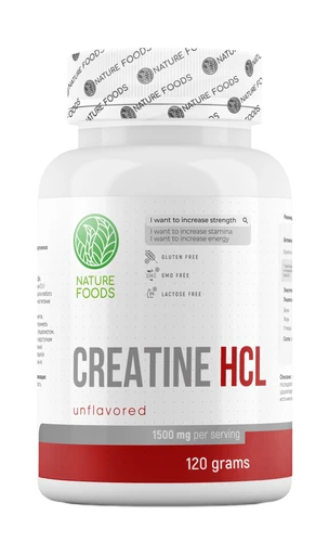 Nature Foods Creatine hydrochloride 120 g без вкуса