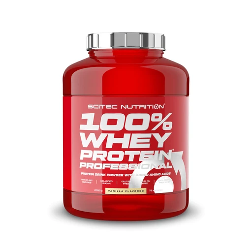 Scitec Nutrition 100% Whey Protein Professional 2350г - ваниль 