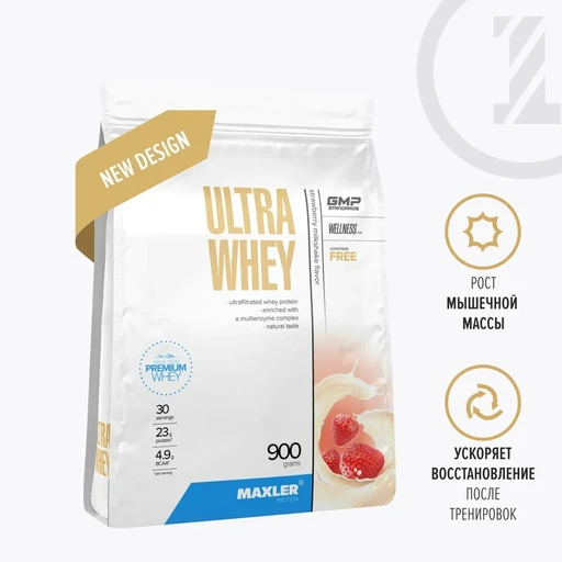 Maxler Ultra Whey 900 гр - Strawberry
