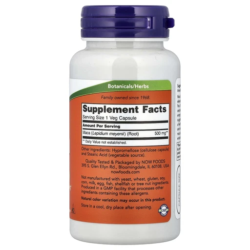 NOW Maca 500 mg 100 caps 
