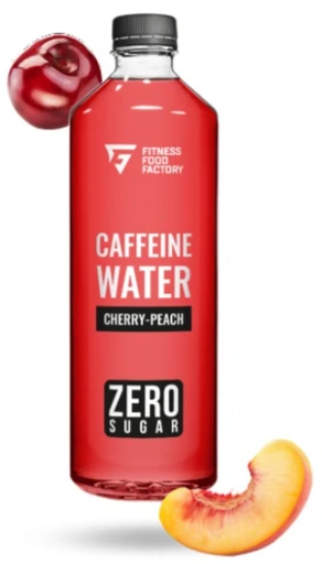 Fitness Food Factory Caffeine Water 500 мл - вишня-персик