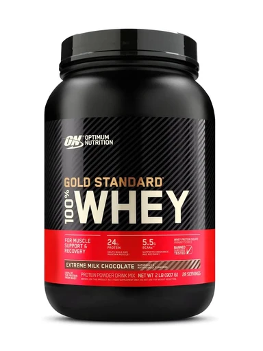 OPTIMUM NUTRITION 100% Whey Gold Standard 907 гр - молочный шоколад