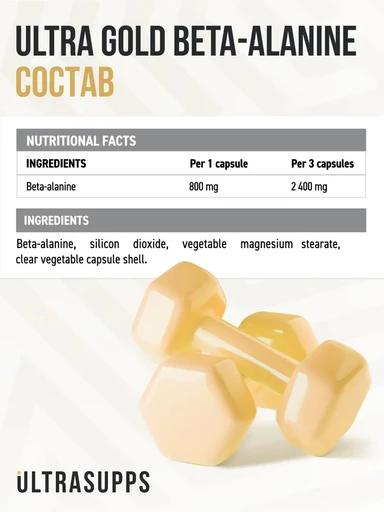 ULTRASUPPS Ultra Gold Beta Alanine 90 капс 