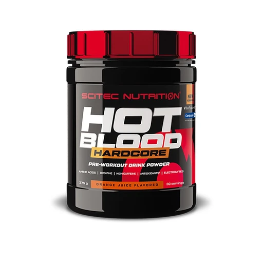 Scitec Nutrition Hot Blood Hardcore 375г - апельсиновый сок 