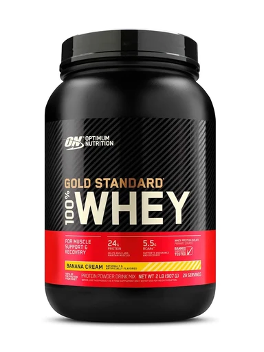 OPTIMUM NUTRITION 100% Whey Gold Standard 907 гр - банан