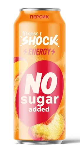 FitnesSHOCK Напиток Energy 450 мл - персик 