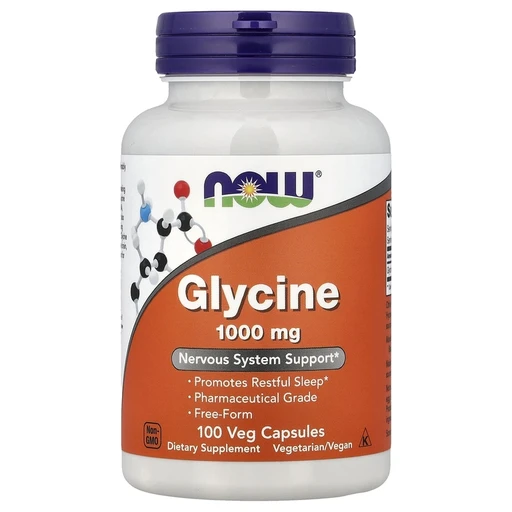 NOW Glycine 1000 mg 100 капсул