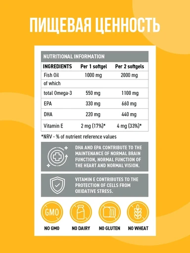 ULTRASUPPS Premium Omega-3 90 мягких капс 