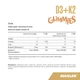 MAXLER «D3K2 Gummies» (Orange Flavor) № 90 /БАД МАКСЛЕР «D3K2 Гаммиз» (вкус: апельсин)