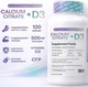 NAWI Calcium Citrate 500 mg + Vitamin D3 120 caps
